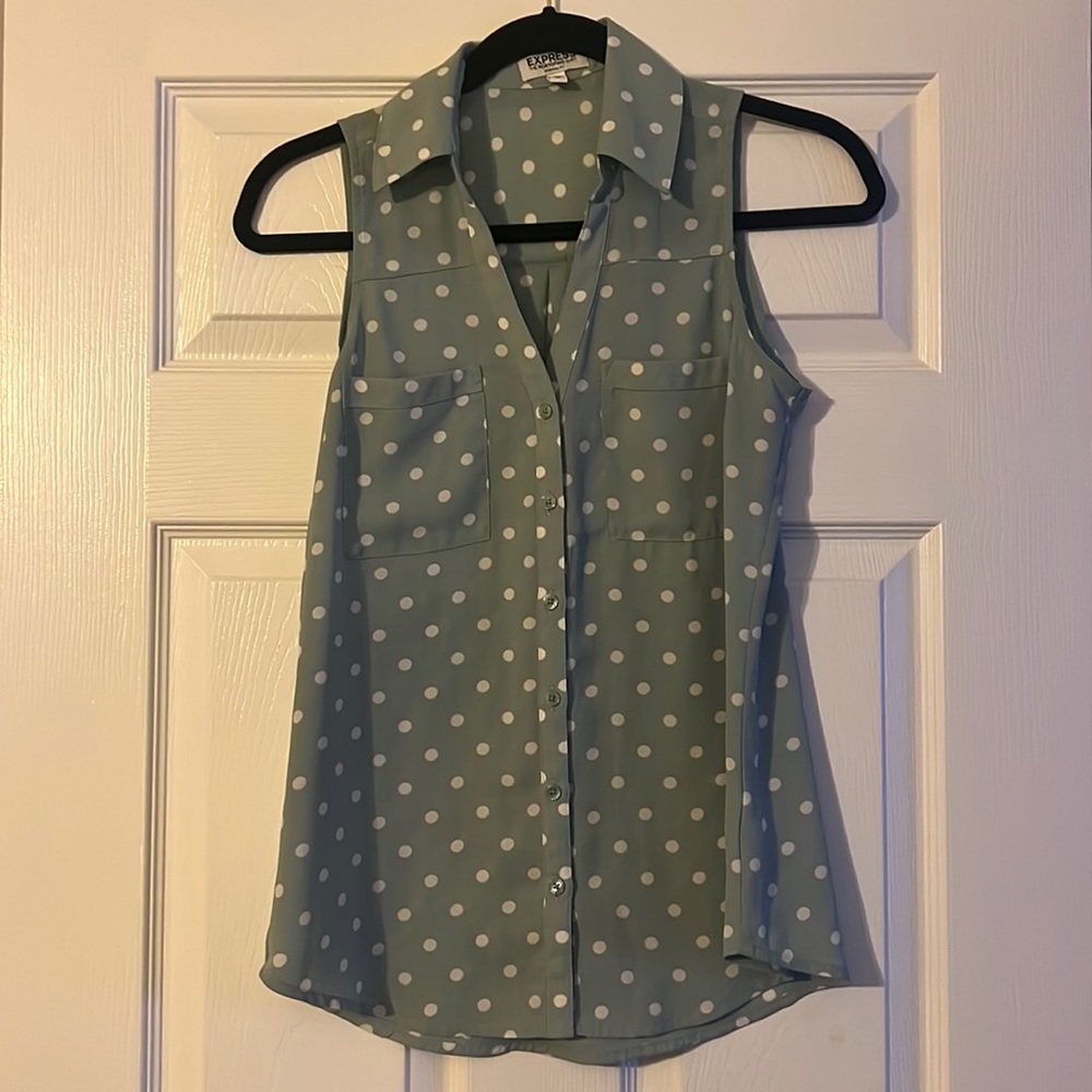 Express Portofino Sleeveless Shirt XS